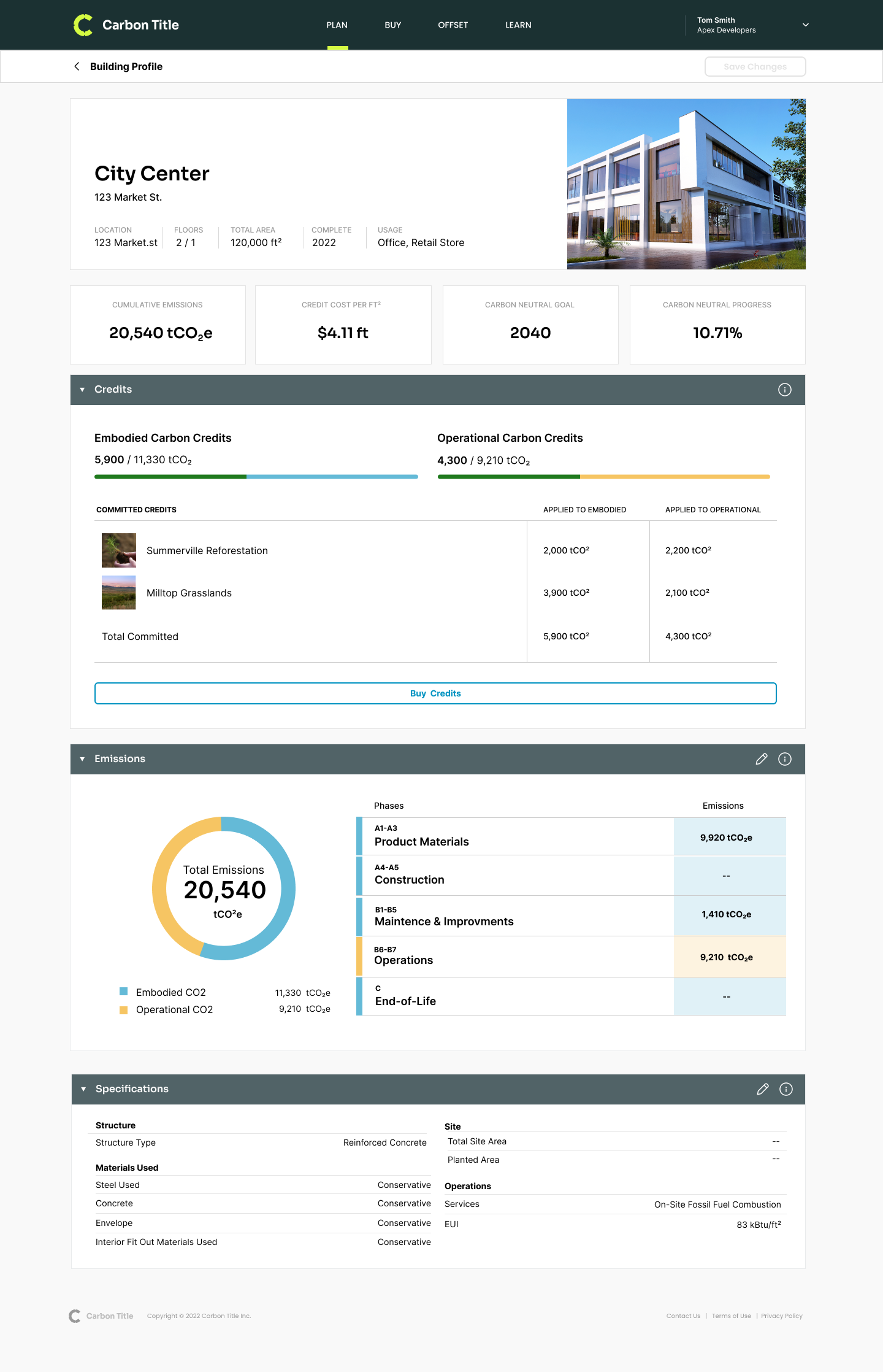 Building Profile