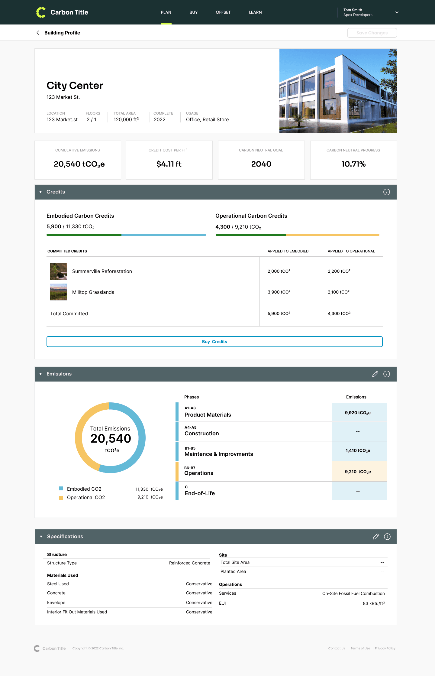 Building Profile