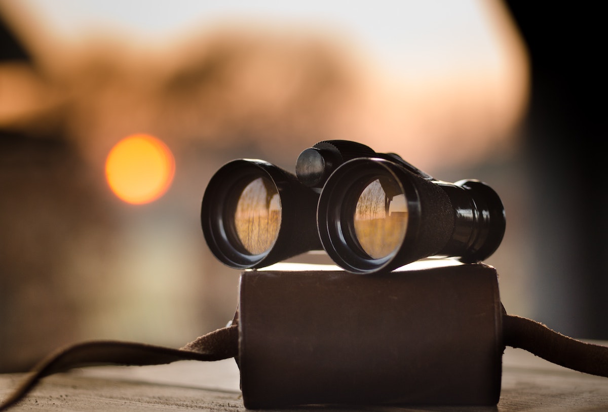 A photograph of binoculars by Skitterphoto via Pexels